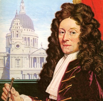 Sir Christopher Wren by English School